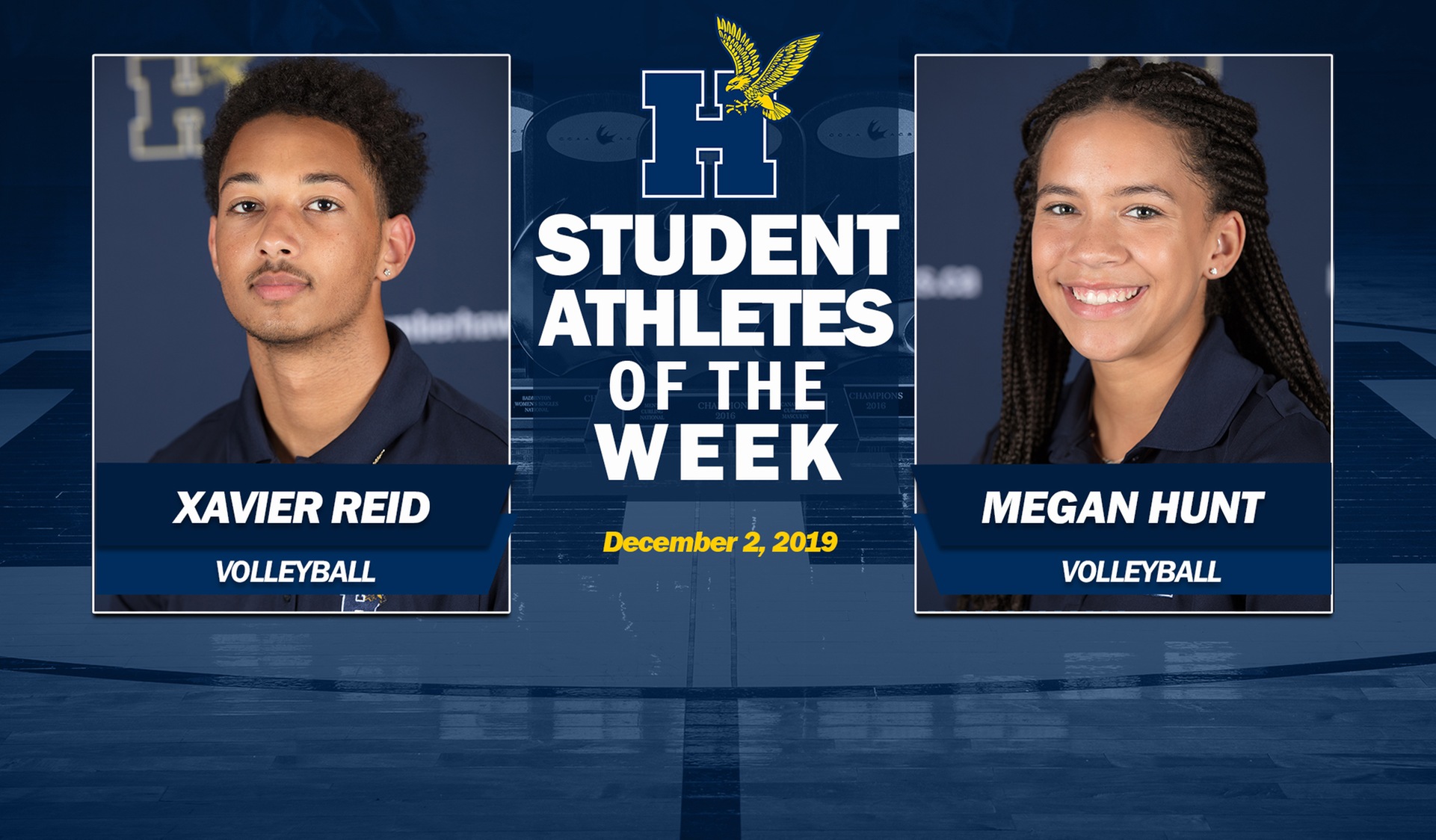 Reid, Hunt Earn Humber Student-Athlete of the Week Honours