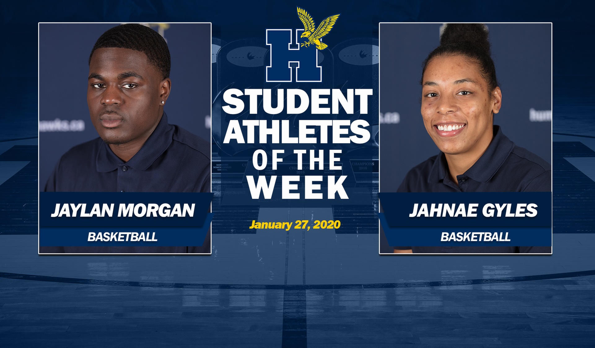 Morgan, Gyles Earn Humber Student-Athlete of the Week Honours