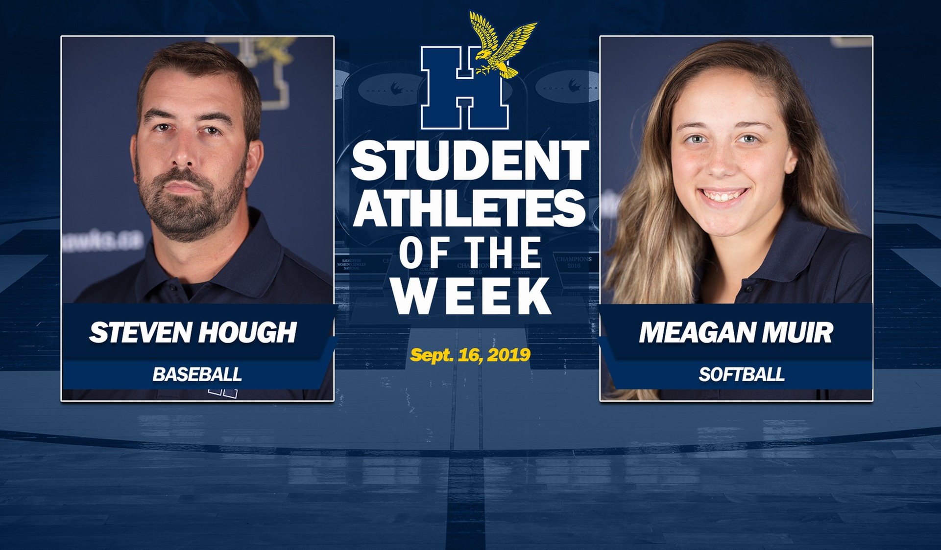 Muir, Hough Earn Humber Student-Athletes of the Week Honours