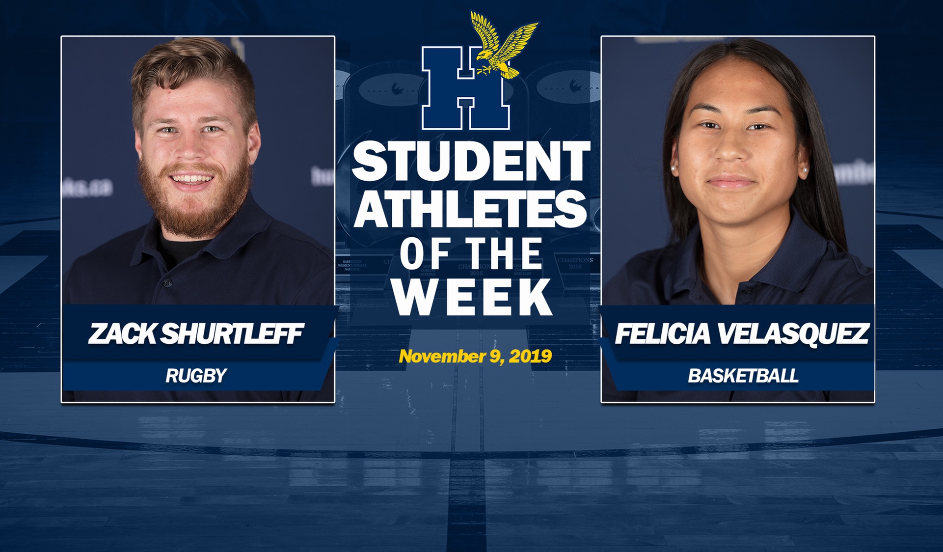 Shurtleff, Velasquez Earn Humber Student-Athlete of the Week Honours