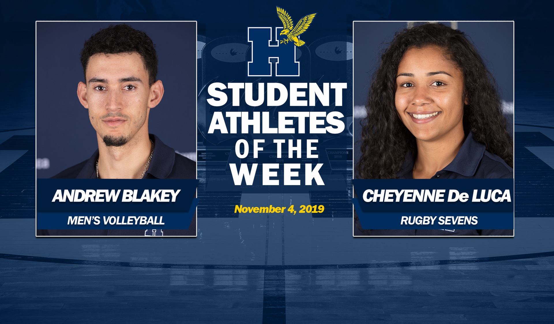 Blakey, De Luca Earn Humber Student-Athlete of the Week Honours