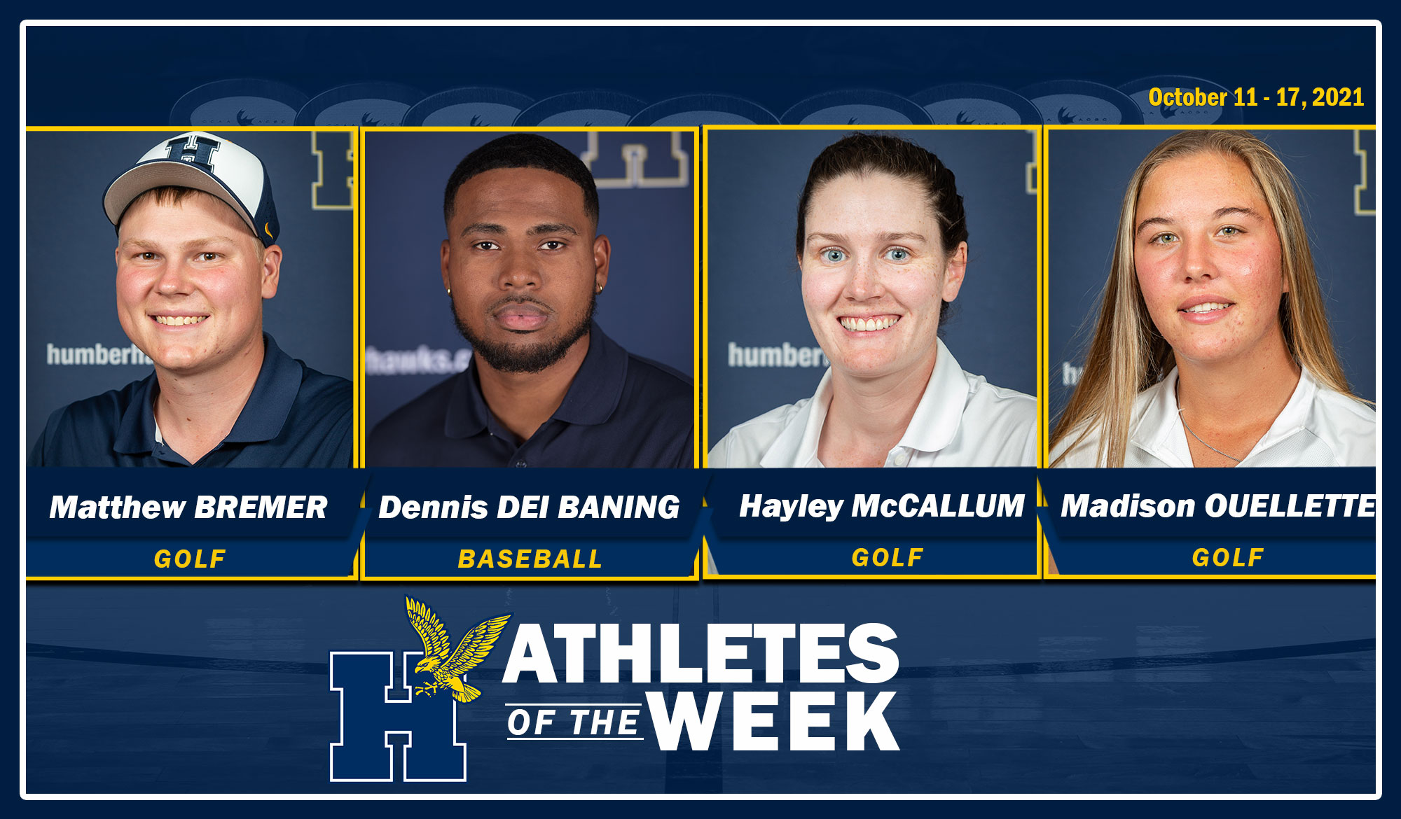 Week five athletes of the week