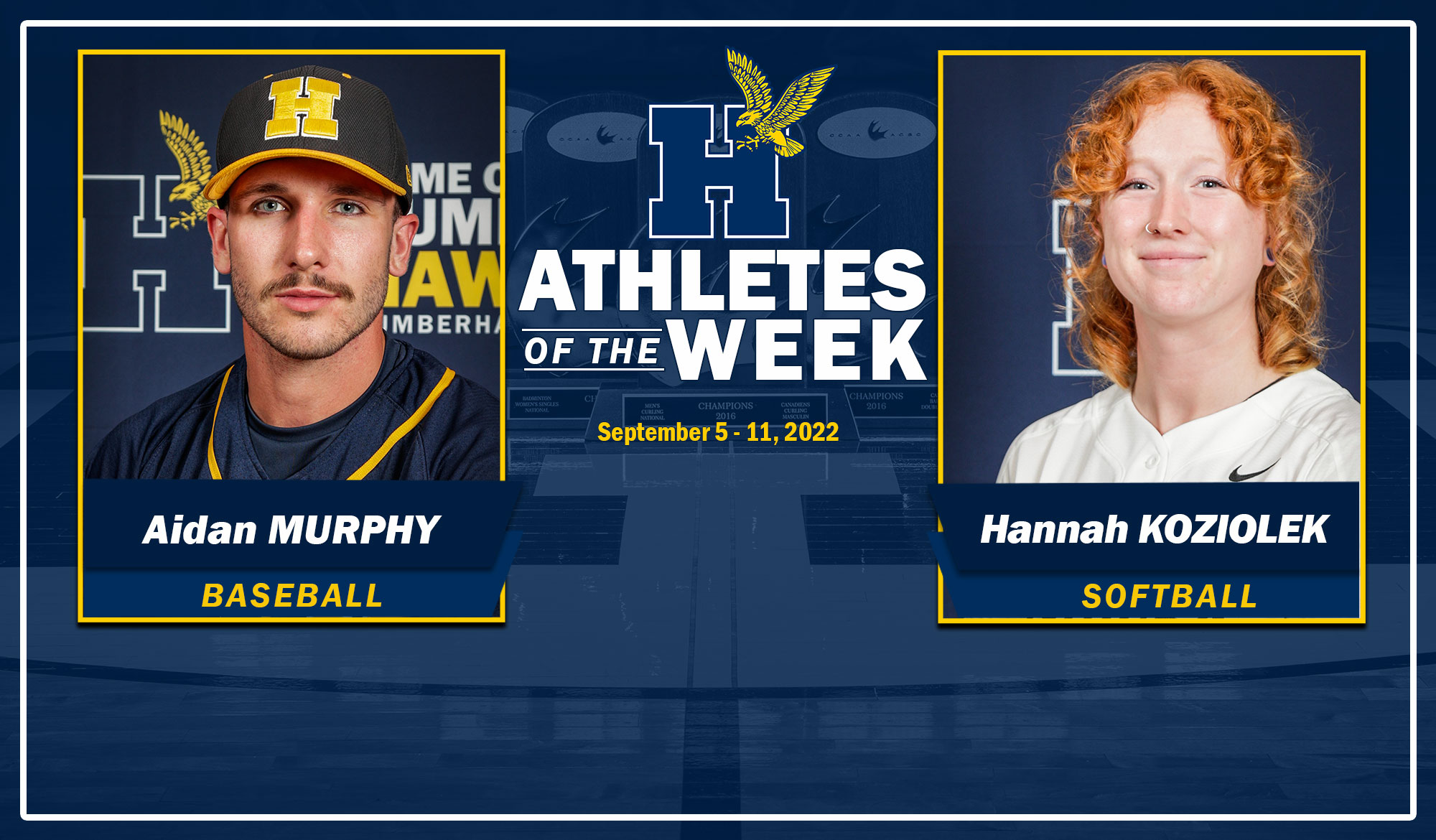 Athlete of the Week Head shots