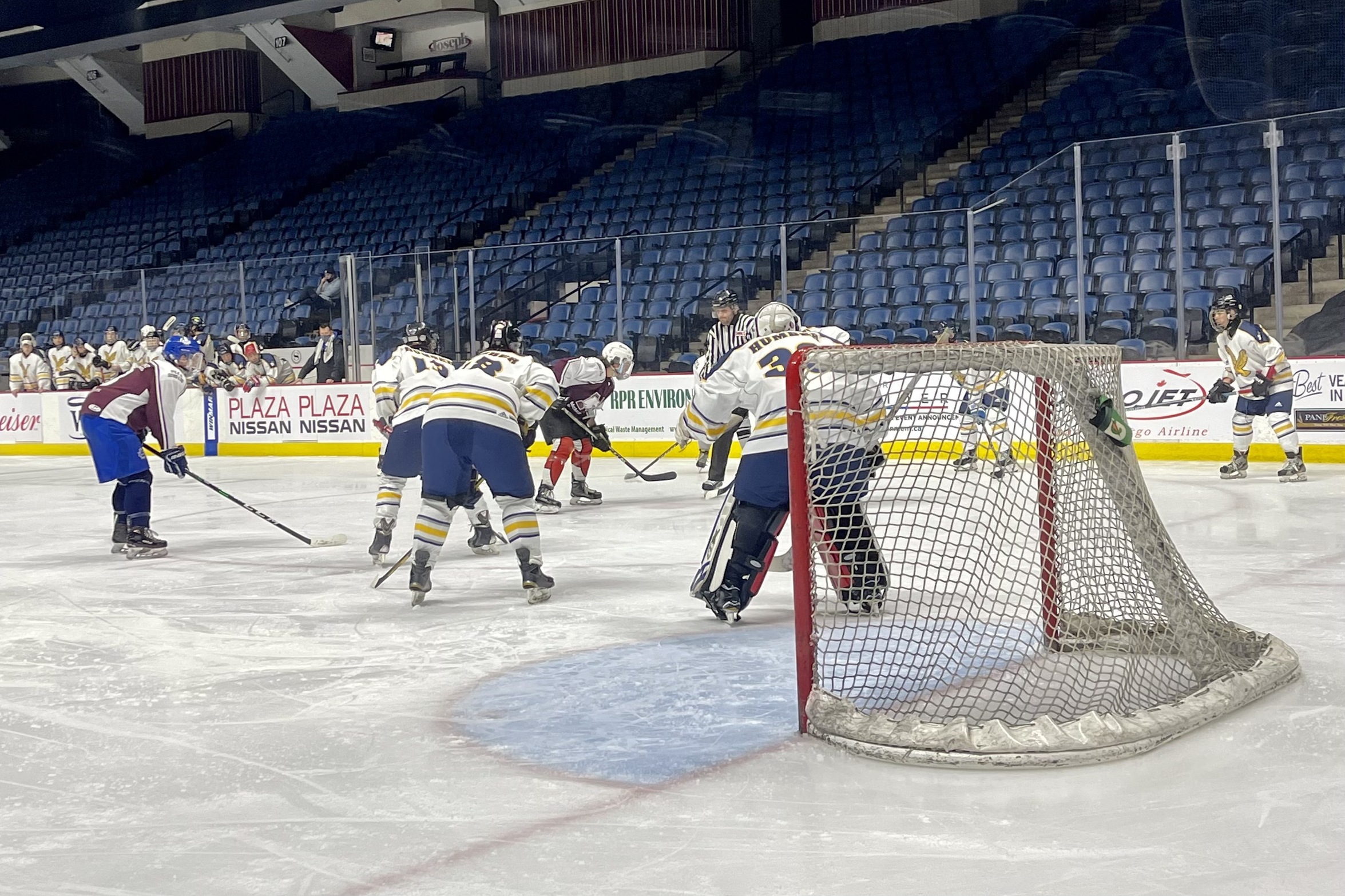 humber men's hockey versus Mcmaster