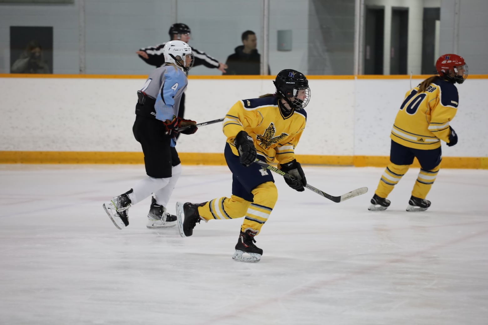 Women's hockey action photo