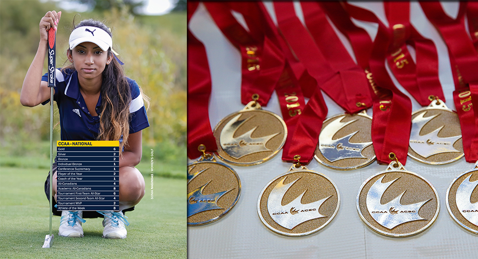 2015-16 CANADIAN COLLEGIATE ATHLETIC ASSOCIATION RESULTS
