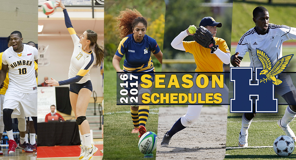 THE 2016-17 OCAA SEASON SCHEDULES HAVE BEEN RELEASED