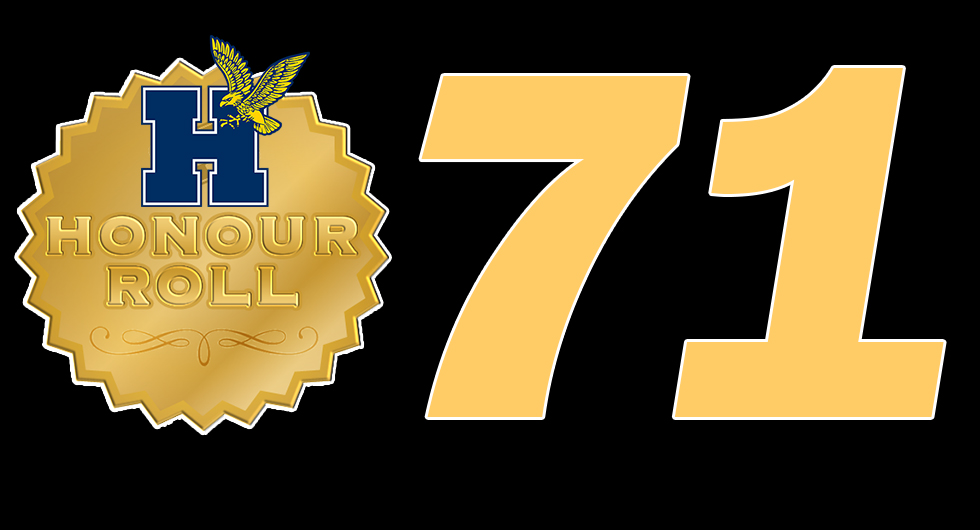 71 HAWKS EARN HONOUR ROLL STATUS
