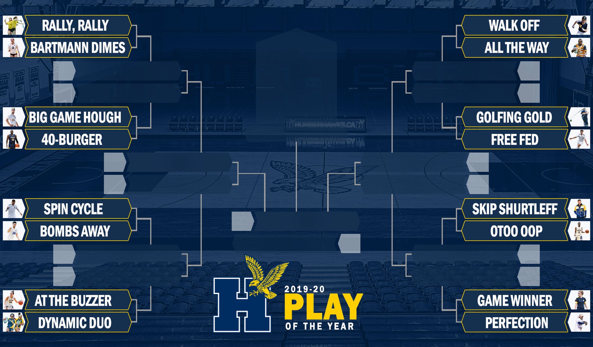 2019-20 HSN Play of the Year Showdown Bracket
