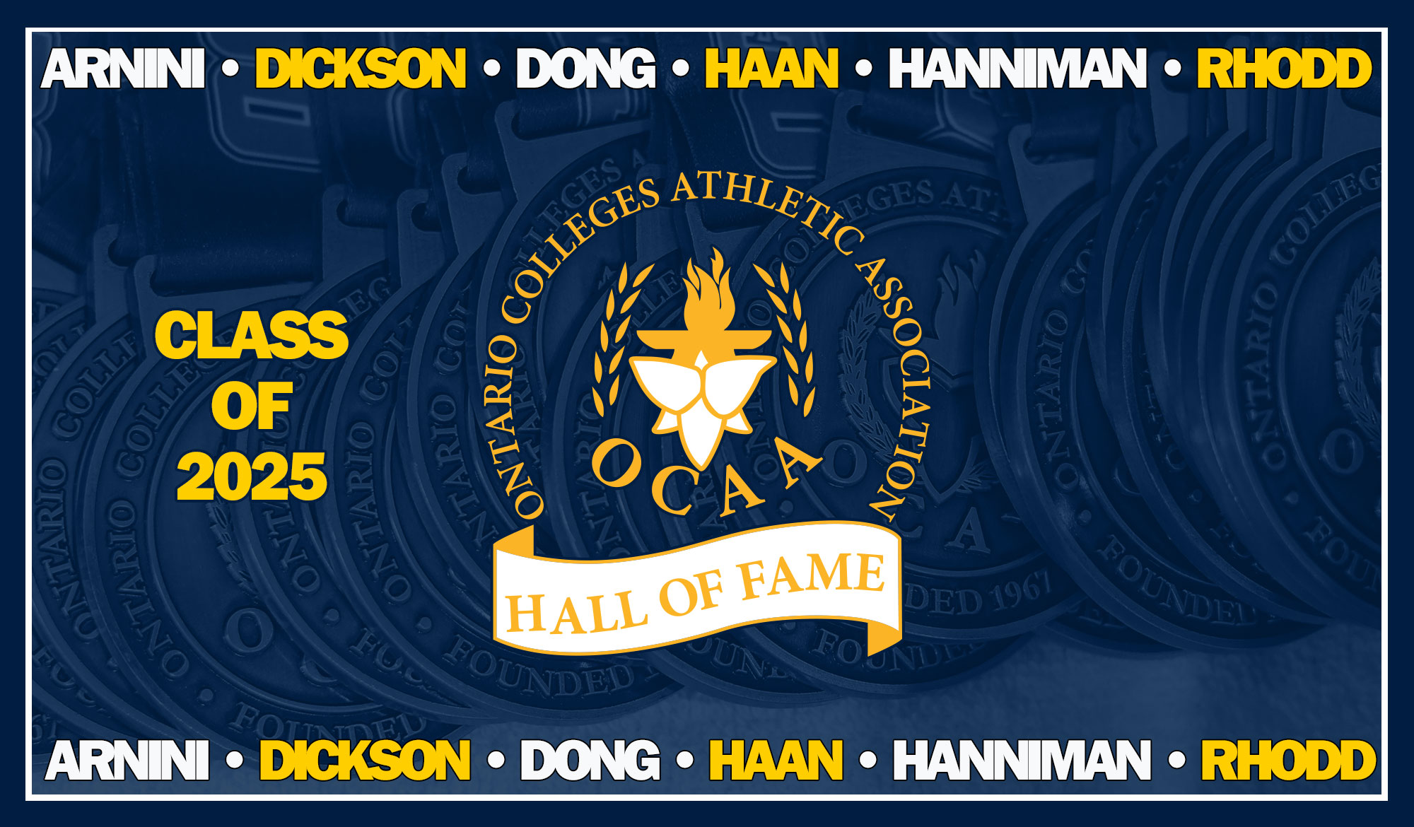 OCAA names six Humber legends for the 2025 Hall of Fame Class