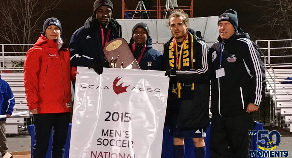 SHORTHANDED HAWKS CAPTURE 2015 CCAA NATIONAL CHAMPIONSHIP