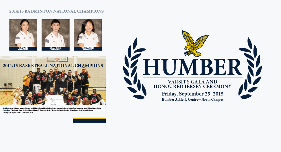 ATHLETICS TO HONOUR 2014/15 CCAA NATIONAL CHAMPIONSHIP TEAMS