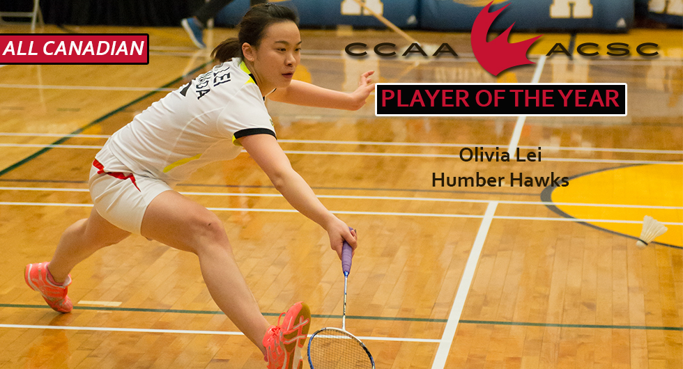 HAWKS LEI WINS 2ND CONSECUTIVE CCAA PLAYER OF THE YEAR AWARD