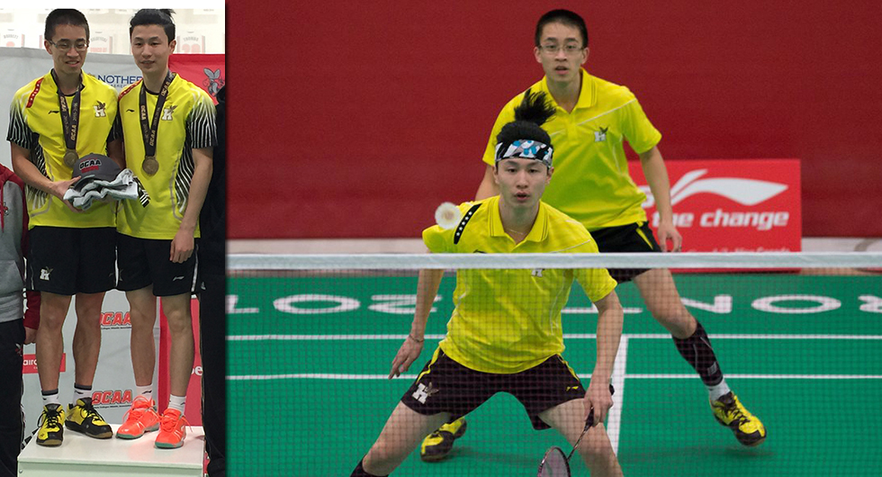 HAWKS DONG AND CHOW ROLL TO OCAA MEN'S DOUBLES GOLD