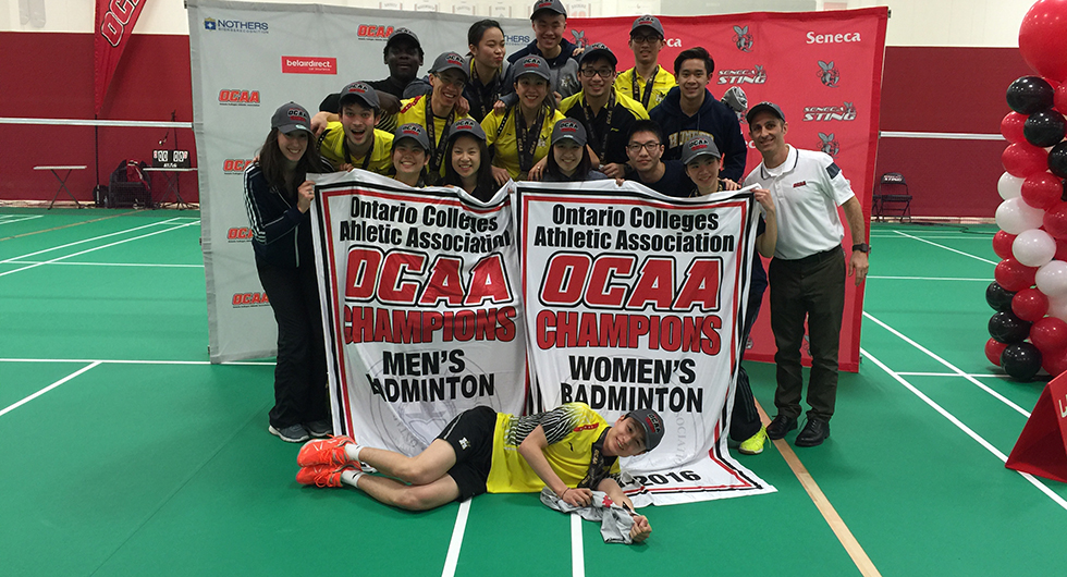 HAWKS BADMINTON WIN MEN'S & WOMEN'S TEAM TITLES