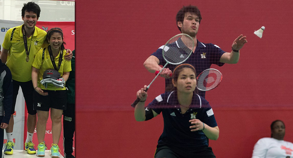 HAWKS MIXED DOUBLES SWEEP THEIR WAY TO OCAA GOLD