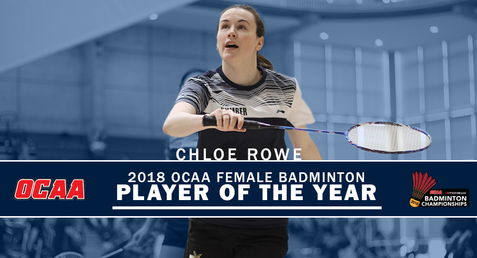 HAWKS CHLOE ROWE NAMED OCAA FEMALE PLAYER OF THE YEAR