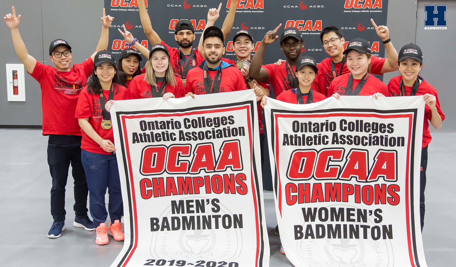 Humber Badminton Wins Both Team Titles at 2020 OCAA Championships