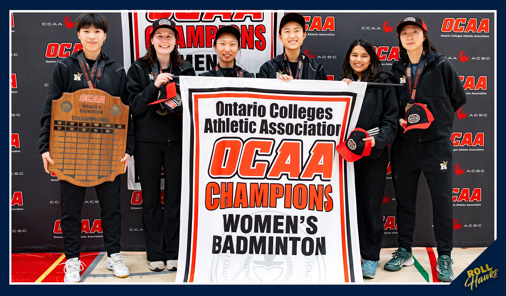 Badminton team photo