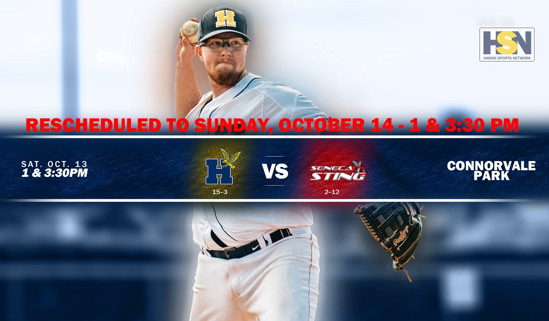 HAWKS CLOSE OUT REGULAR SEASON AT HOME VS SENECA AS PLAY-OFFS LOOM