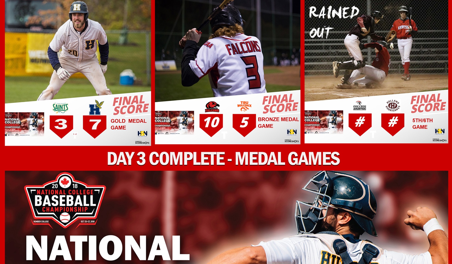 OCAA SWEEP AS HAWKS TAKE GOLD, ST.CLAIR SILVER AND FANSHAWE BRONZE