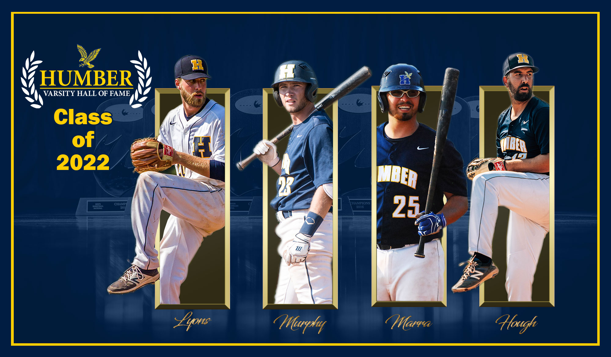 Humber Hall of Fame Inductees: Hough, Lyons, Marra, and Murphy