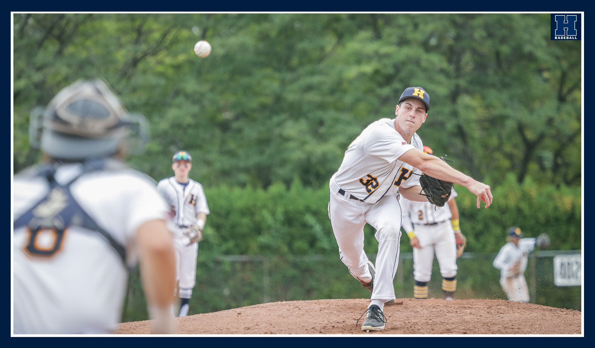 Jackson Wark throwing a pitch