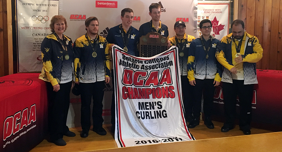 HAWKS ROLL TO 2017 OCAA MEN'S CURLING CHAMPIONSHIP