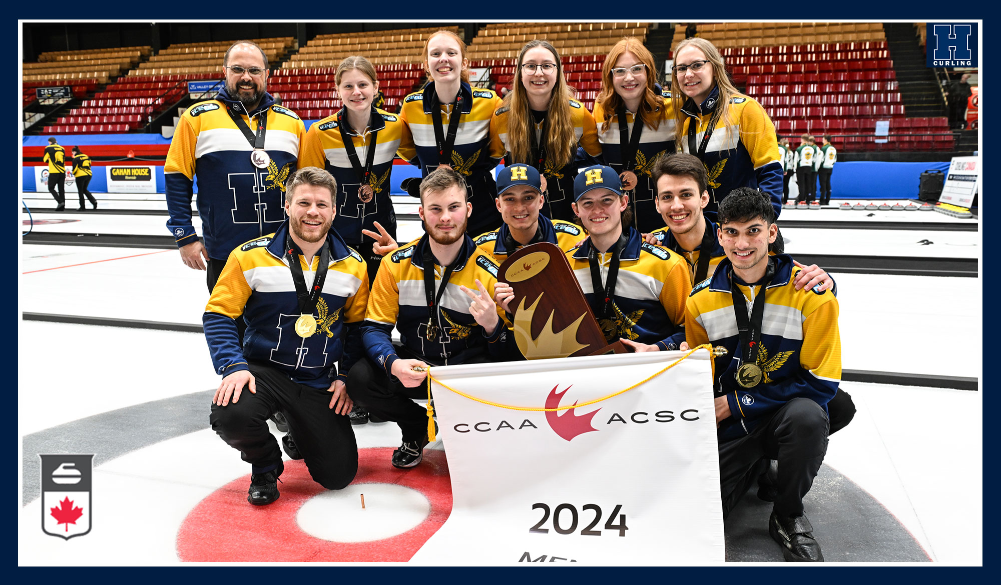 Men's Curling defends national title, women's squad earns bronze