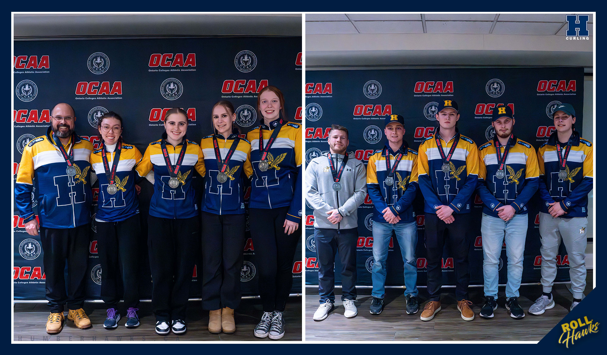 Double podium finish for Curling