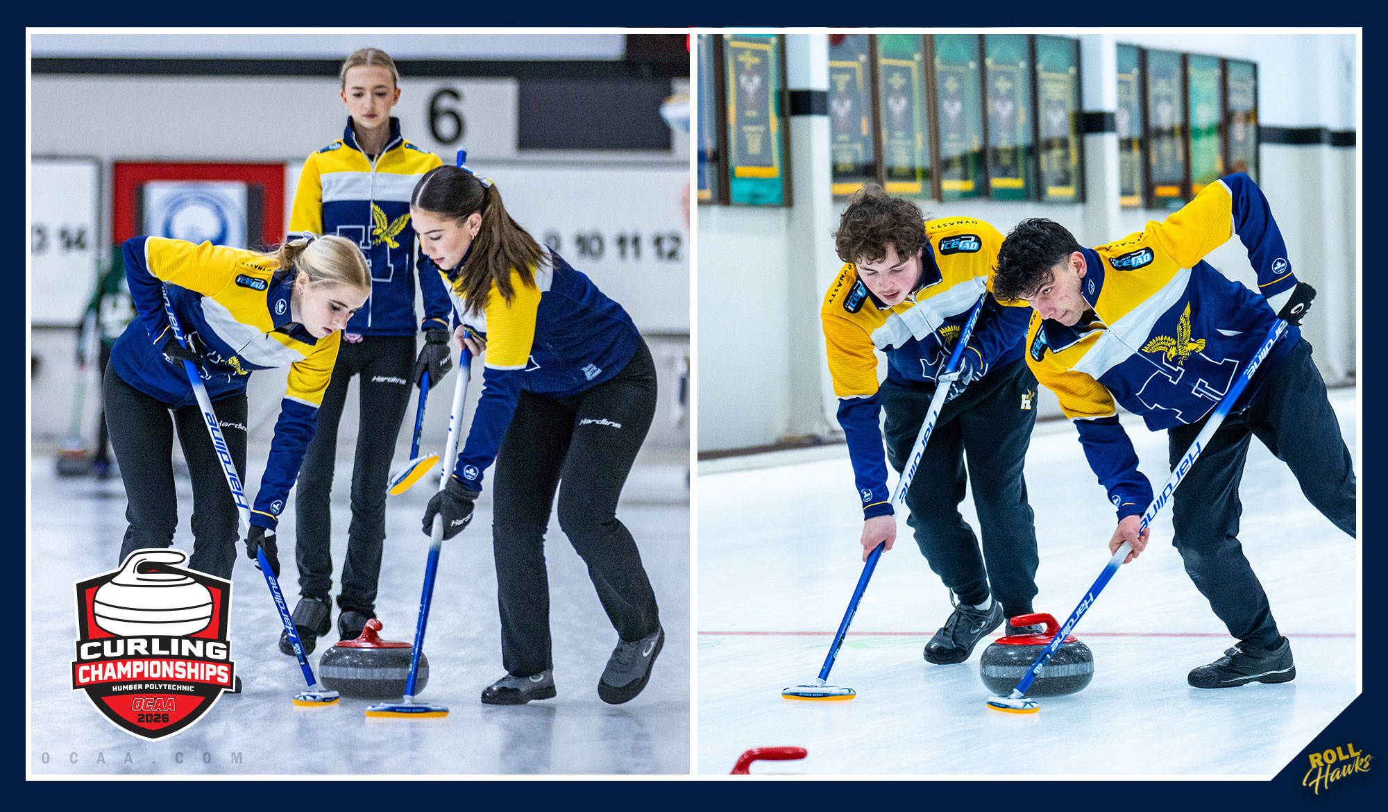 Curling secures semifinal berths at OCAA championships