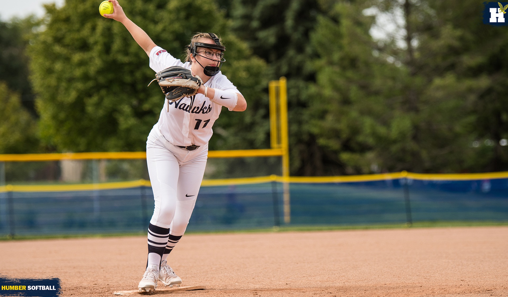 SOFTBALL SWEEPS SENECA TO MOVE INTO SECOND PLACE