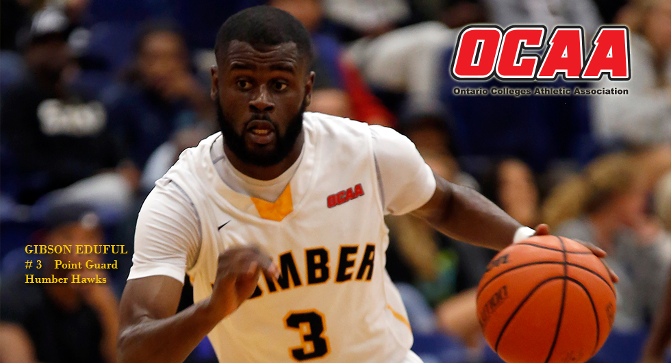 HAWKS EDUFUL NAMED OCAA PLAYER OF THE WEEK