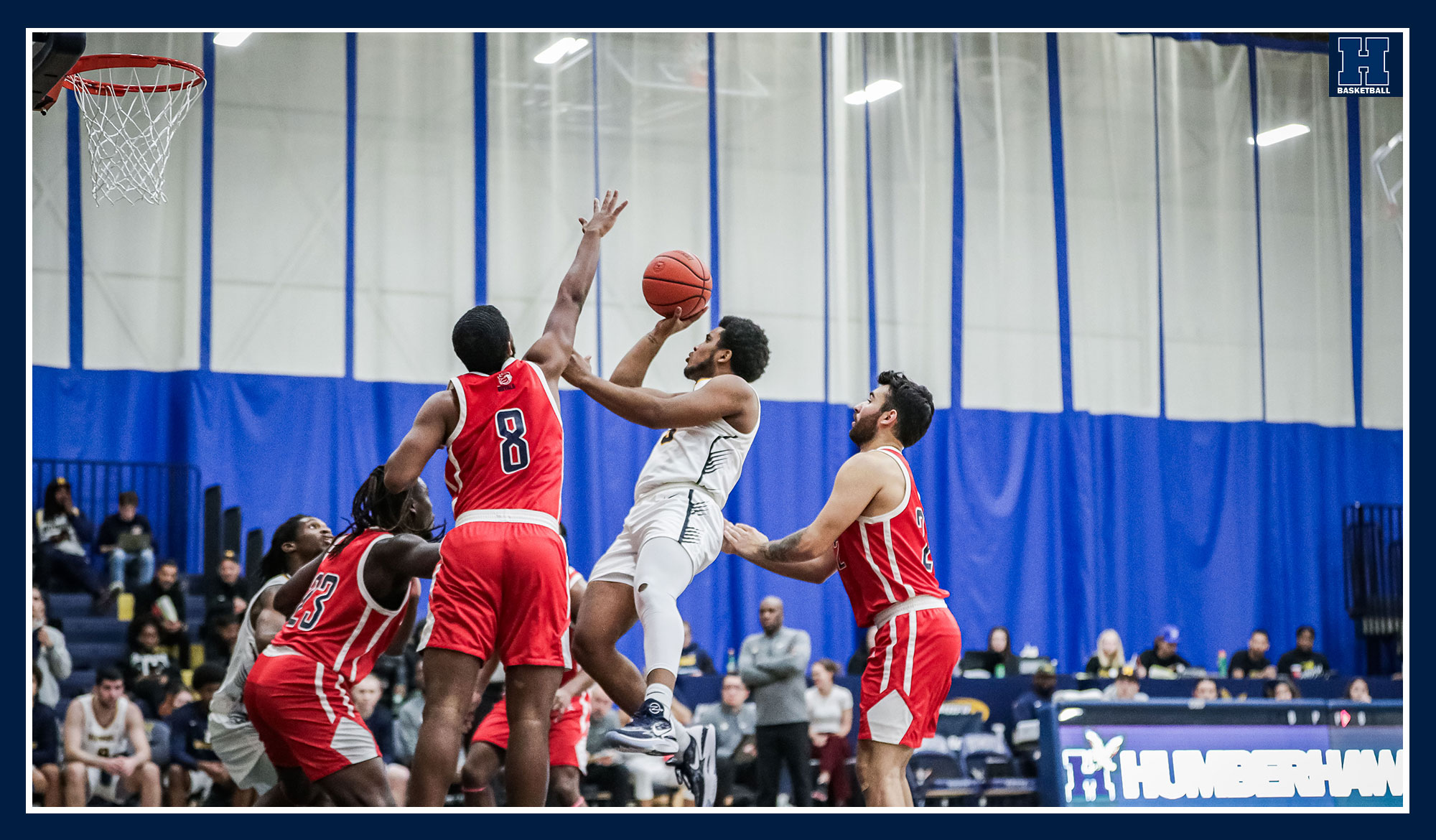 Kyle Brown-Fazekas driving to the basket