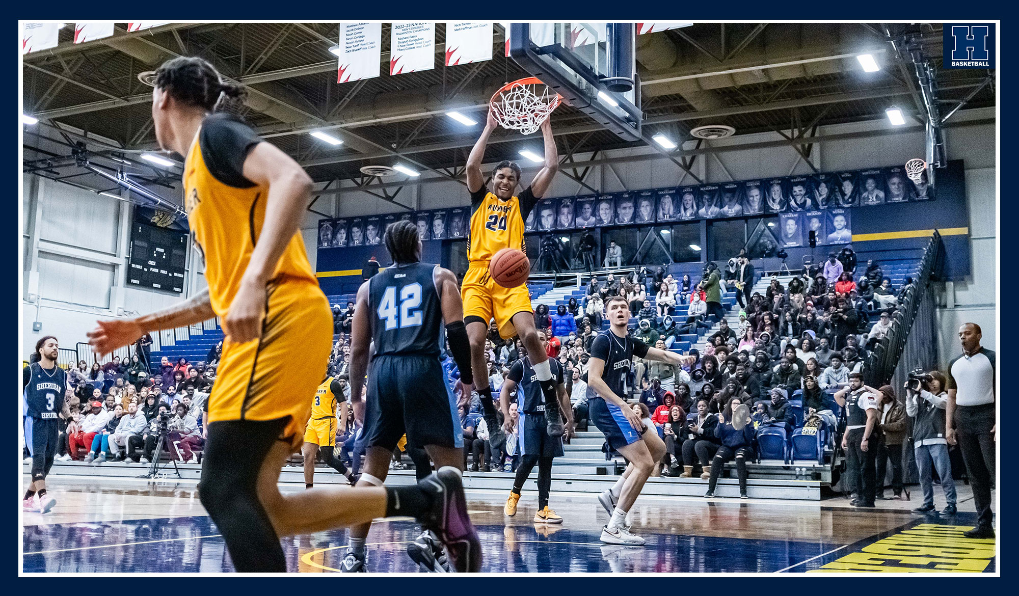 No. 9 Men's Basketball rolls Sheridan in quarter-final