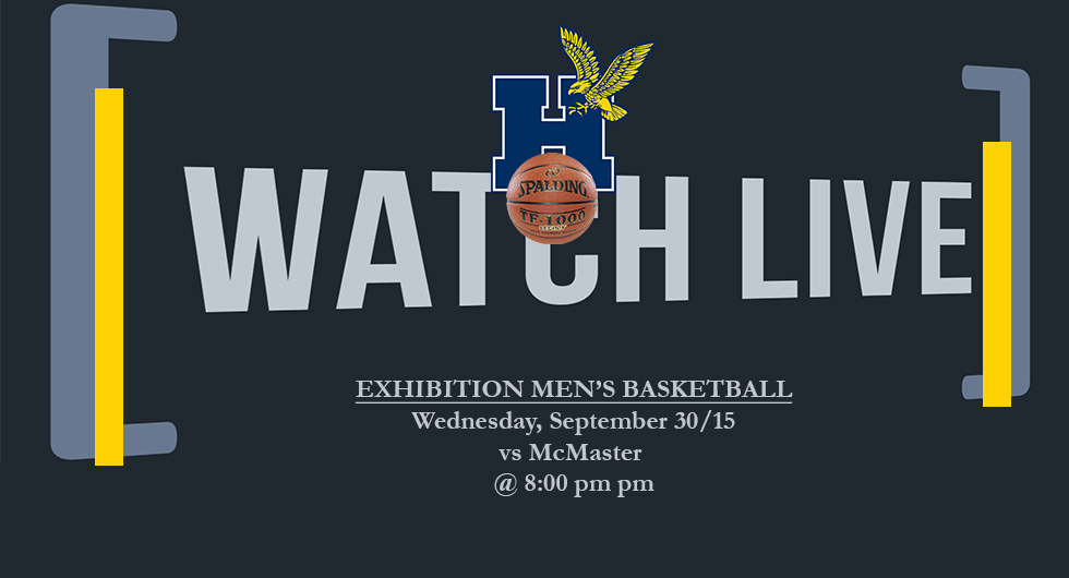 MEN'S BASKETBALL EXHIBITION "LIVE" ONLINE WEDNESDAY