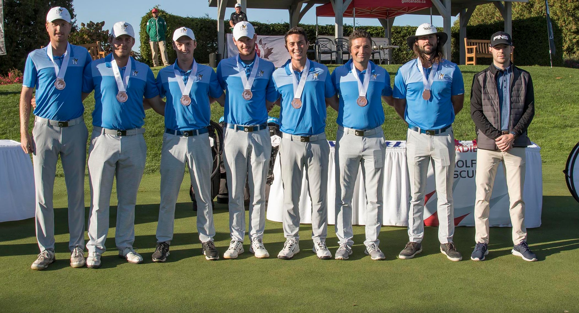 HAWKS MEN'S GOLF SECURE PODIUM SPOT AT 2017 CCAA NATIONALS