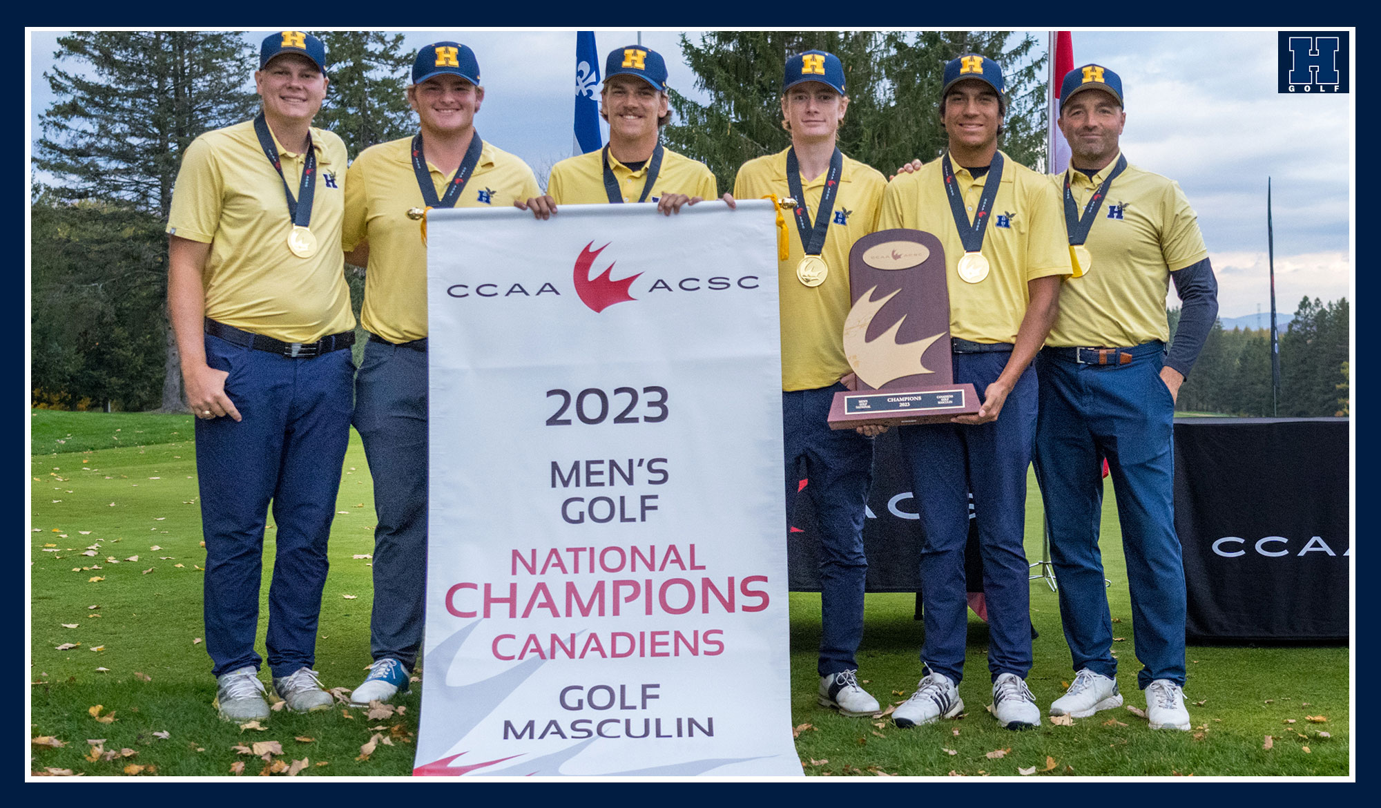 Back-to-back national titles for Men's Golf