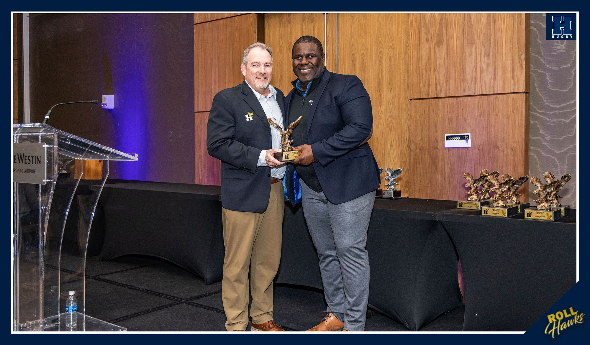 Fabian Rayne named Humber Coach of the Year