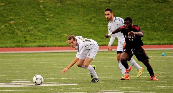 HAWKS SCORE TEN IN ROUT  OF SENECA