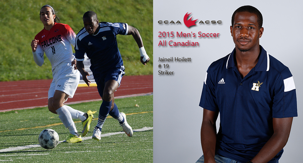 HAWKS JAINEIL HOILETT NAMED AS A 2015 CCAA ALL-CANADIAN