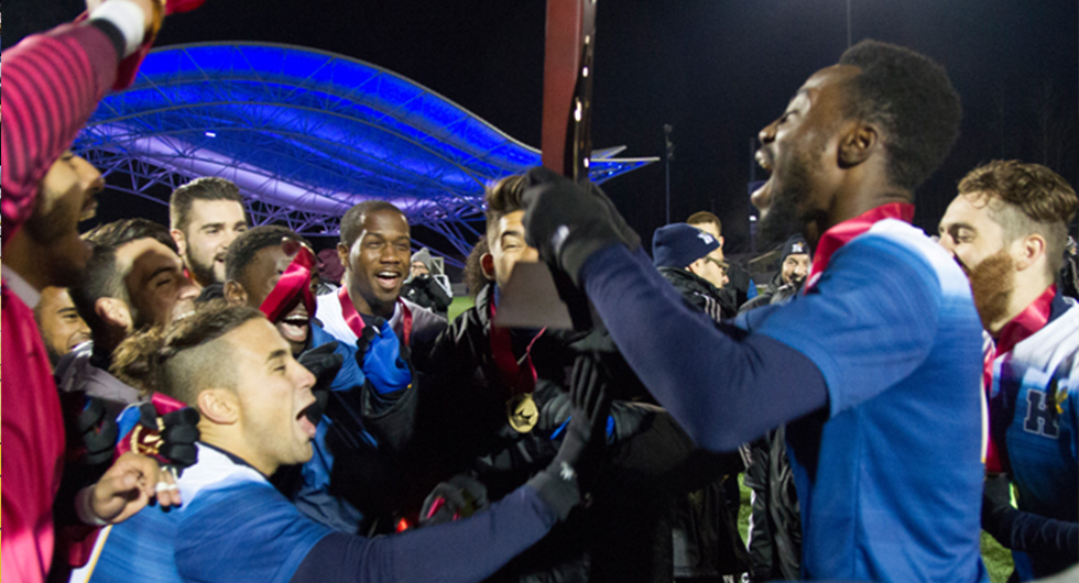 BACK-TO-BACK NATIONAL CHAMPIONSHIPS FOR MEN'S SOCCER