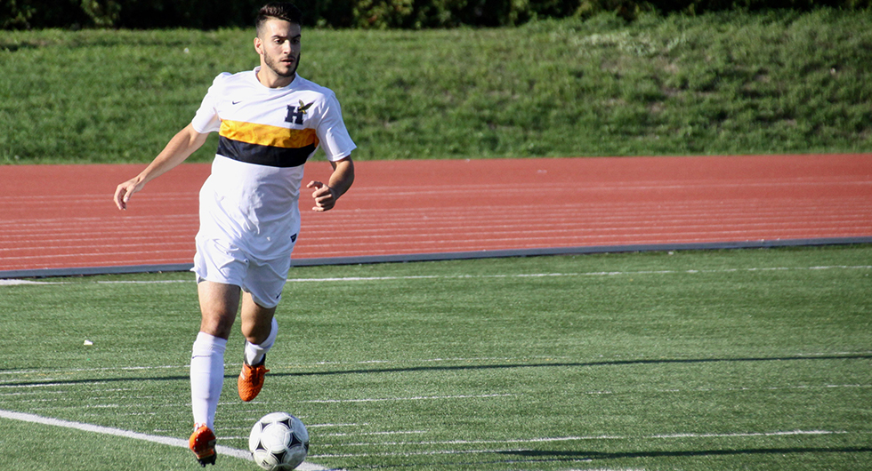 PROLIFIC OFFENCE LEADS No. 1 MEN&rsquo;S SOCCER PAST CAMBRIAN, 4-0