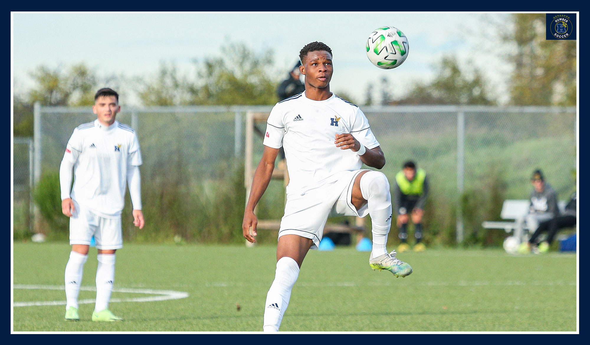Abdul playing the ball