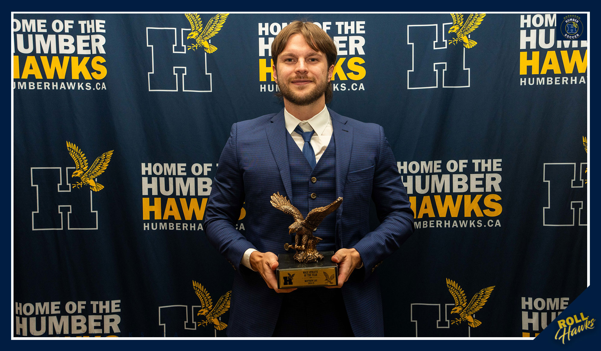 Matthew Laic named Humber Male Athlete of the Year