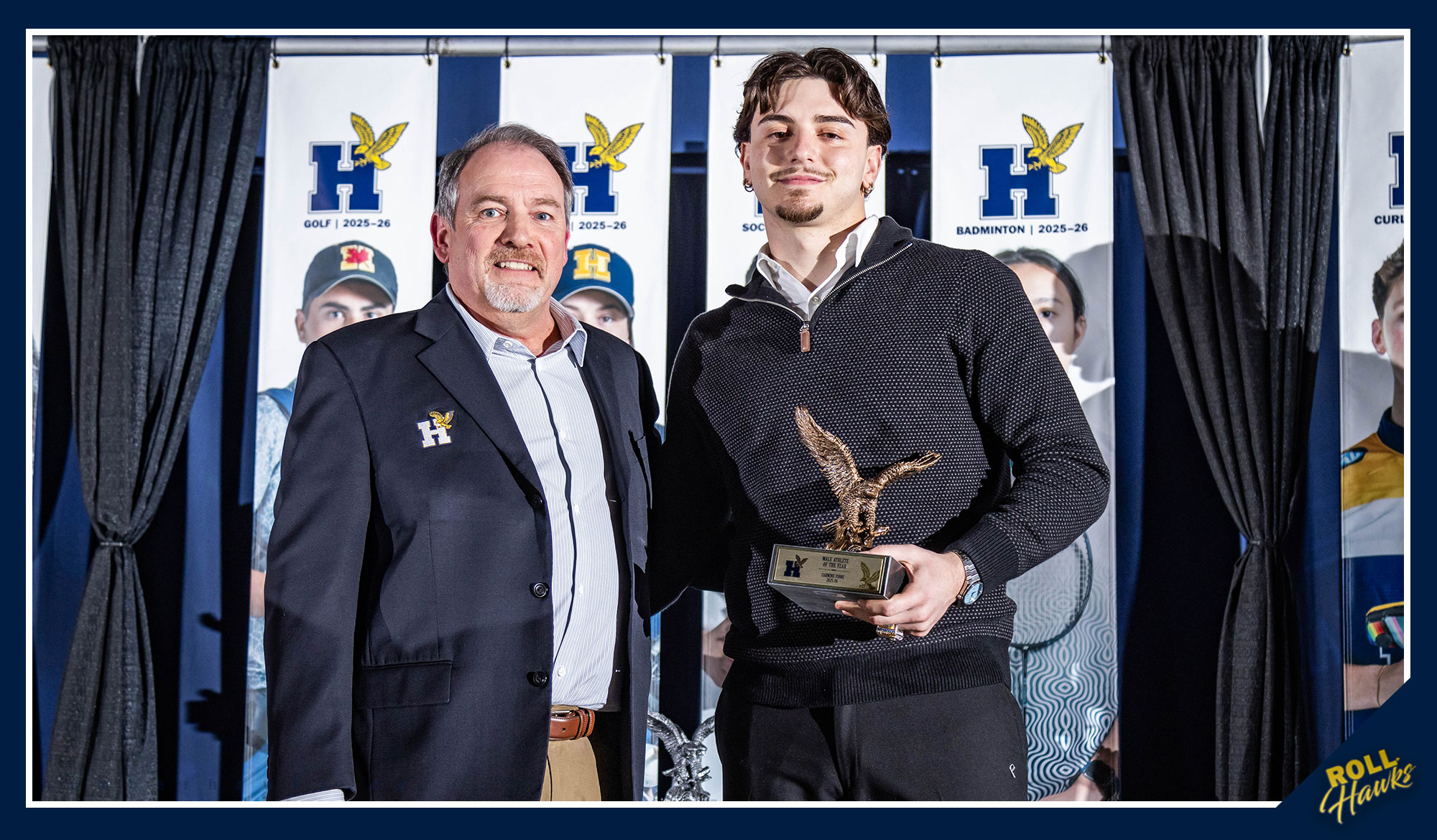 Fiore receiving his AOTY award