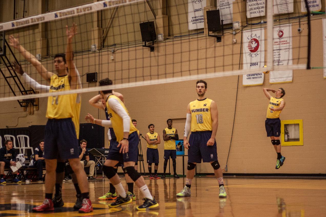 HAWKS UPSET DEFENDING OCAA CHAMPIONS IN FIVE SET THRILLER