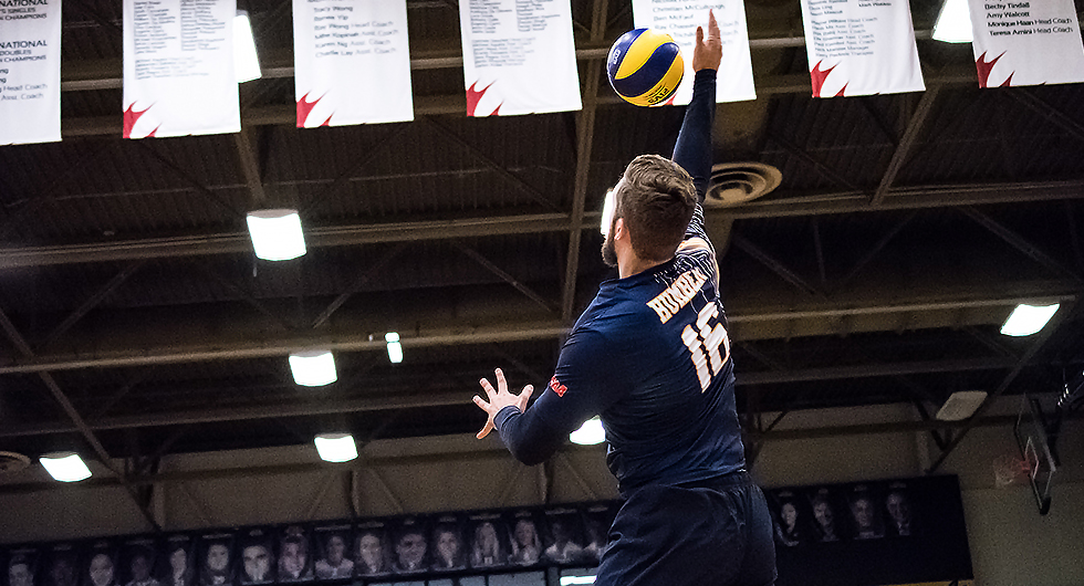 MEN&rsquo;S VOLLEYBALL EDGED BY No. 7 FANSHAWE, 3-1