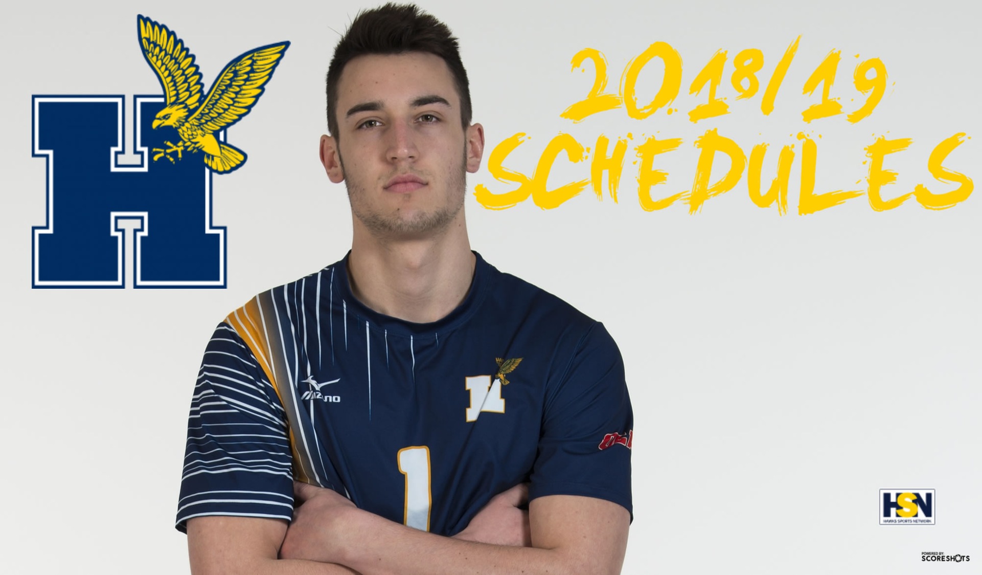 2018/19 HAWKS MEN&rsquo;S VOLLEYBALL SCHEDULES RELEASED