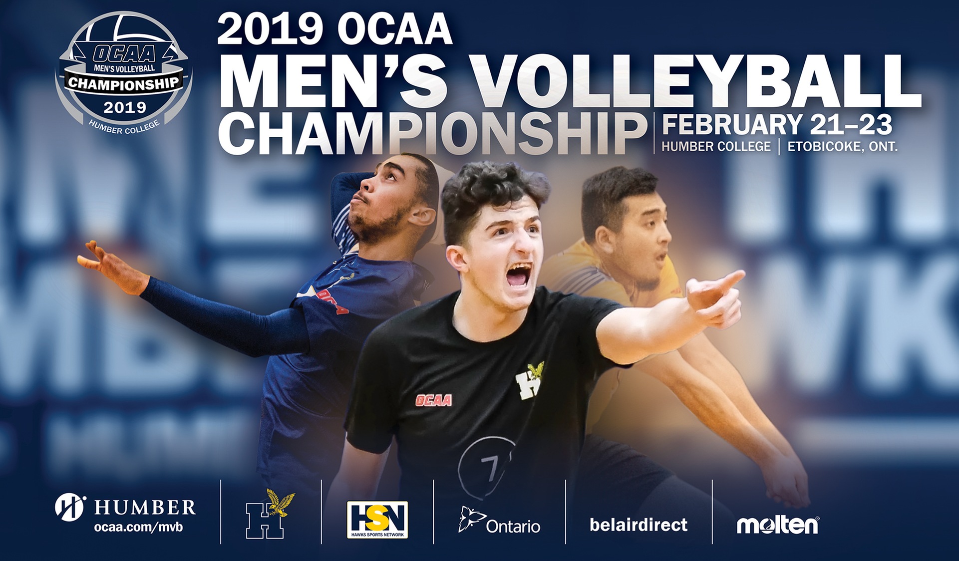FIELD SET FOR 2019 OCAA MEN'S VOLLEYBALL CHAMPIONSHIP